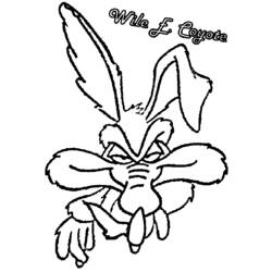 Malvorlage: Beep Beep und Coyote (Karikaturen) #47162 - Kostenlose Malvorlagen zum Ausdrucken