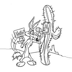 Malvorlage: Beep Beep und Coyote (Karikaturen) #47166 - Kostenlose Malvorlagen zum Ausdrucken