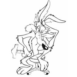 Malvorlage: Beep Beep und Coyote (Karikaturen) #47168 - Kostenlose Malvorlagen zum Ausdrucken