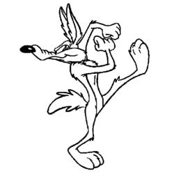 Malvorlage: Beep Beep und Coyote (Karikaturen) #47169 - Kostenlose Malvorlagen zum Ausdrucken