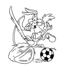 Malvorlage: Beep Beep und Coyote (Karikaturen) #47238 - Kostenlose Malvorlagen zum Ausdrucken