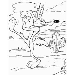 Malvorlage: Beep Beep und Coyote (Karikaturen) #47255 - Kostenlose Malvorlagen zum Ausdrucken