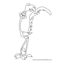 Malvorlage: Beep Beep und Coyote (Karikaturen) #47262 - Kostenlose Malvorlagen zum Ausdrucken