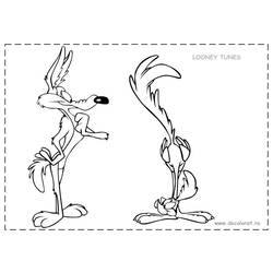 Malvorlage: Beep Beep und Coyote (Karikaturen) #47282 - Kostenlose Malvorlagen zum Ausdrucken