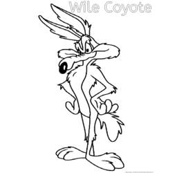 Malvorlage: Beep Beep und Coyote (Karikaturen) #47299 - Kostenlose Malvorlagen zum Ausdrucken