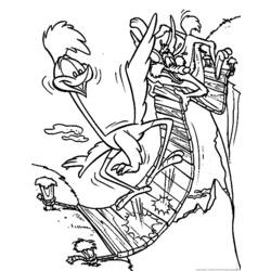 Malvorlage: Beep Beep und Coyote (Karikaturen) #47303 - Kostenlose Malvorlagen zum Ausdrucken