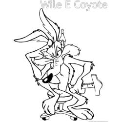 Malvorlage: Beep Beep und Coyote (Karikaturen) #47304 - Kostenlose Malvorlagen zum Ausdrucken