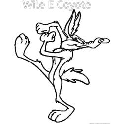 Malvorlage: Beep Beep und Coyote (Karikaturen) #47305 - Kostenlose Malvorlagen zum Ausdrucken