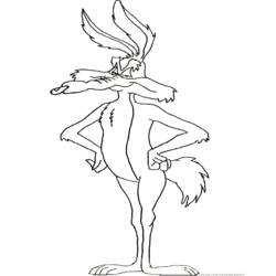 Malvorlage: Beep Beep und Coyote (Karikaturen) #47309 - Kostenlose Malvorlagen zum Ausdrucken