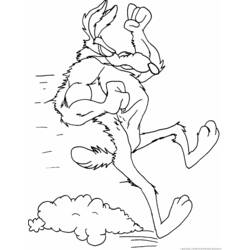 Malvorlage: Beep Beep und Coyote (Karikaturen) #47311 - Kostenlose Malvorlagen zum Ausdrucken