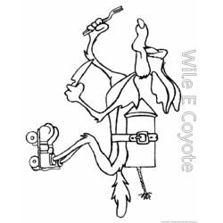 Malvorlage: Beep Beep und Coyote (Karikaturen) #47313 - Kostenlose Malvorlagen zum Ausdrucken