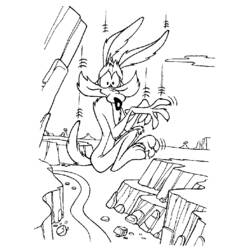 Malvorlage: Beep Beep und Coyote (Karikaturen) #47318 - Kostenlose Malvorlagen zum Ausdrucken