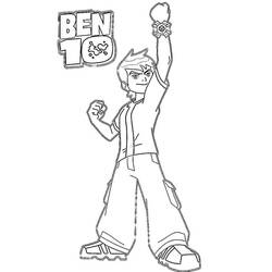Malvorlage: Ben 10 (Karikaturen) #40417 - Kostenlose Malvorlagen zum Ausdrucken