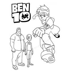 Malvorlage: Ben 10 (Karikaturen) #40438 - Kostenlose Malvorlagen zum Ausdrucken