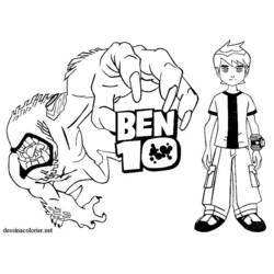 Zeichnungen zum Ausmalen: Ben 10 - Kostenlose Malvorlagen zum Ausdrucken