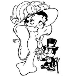 Malvorlage: Betty Boop (Karikaturen) #25910 - Kostenlose Malvorlagen zum Ausdrucken