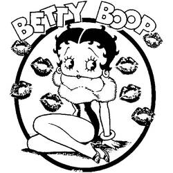 Malvorlage: Betty Boop (Karikaturen) #25914 - Kostenlose Malvorlagen zum Ausdrucken
