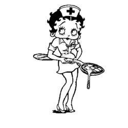 Malvorlage: Betty Boop (Karikaturen) #25919 - Kostenlose Malvorlagen zum Ausdrucken