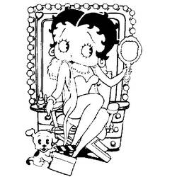 Malvorlage: Betty Boop (Karikaturen) #25921 - Kostenlose Malvorlagen zum Ausdrucken