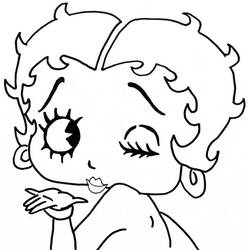 Malvorlage: Betty Boop (Karikaturen) #25922 - Kostenlose Malvorlagen zum Ausdrucken
