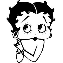 Malvorlage: Betty Boop (Karikaturen) #25923 - Kostenlose Malvorlagen zum Ausdrucken