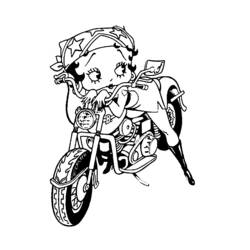Malvorlage: Betty Boop (Karikaturen) #25931 - Kostenlose Malvorlagen zum Ausdrucken