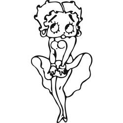 Malvorlage: Betty Boop (Karikaturen) #25932 - Kostenlose Malvorlagen zum Ausdrucken