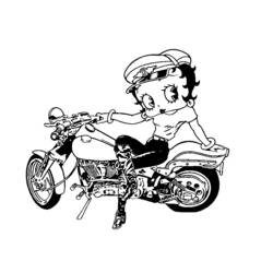 Malvorlage: Betty Boop (Karikaturen) #25942 - Kostenlose Malvorlagen zum Ausdrucken