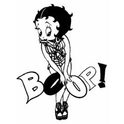 Malvorlage: Betty Boop (Karikaturen) #25945 - Kostenlose Malvorlagen zum Ausdrucken