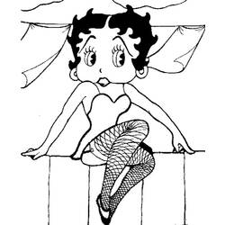 Malvorlage: Betty Boop (Karikaturen) #25952 - Kostenlose Malvorlagen zum Ausdrucken