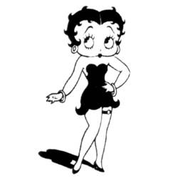Malvorlage: Betty Boop (Karikaturen) #25954 - Kostenlose Malvorlagen zum Ausdrucken
