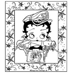 Malvorlage: Betty Boop (Karikaturen) #25962 - Kostenlose Malvorlagen zum Ausdrucken