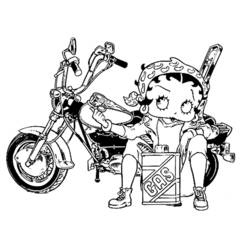Malvorlage: Betty Boop (Karikaturen) #25963 - Kostenlose Malvorlagen zum Ausdrucken