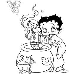 Malvorlage: Betty Boop (Karikaturen) #25964 - Kostenlose Malvorlagen zum Ausdrucken