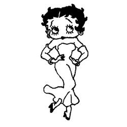 Malvorlage: Betty Boop (Karikaturen) #25968 - Kostenlose Malvorlagen zum Ausdrucken