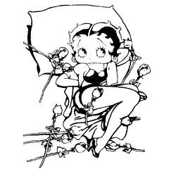 Malvorlage: Betty Boop (Karikaturen) #25971 - Kostenlose Malvorlagen zum Ausdrucken