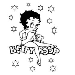 Malvorlage: Betty Boop (Karikaturen) #25974 - Kostenlose Malvorlagen zum Ausdrucken