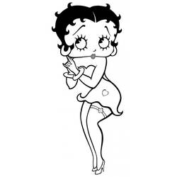 Malvorlage: Betty Boop (Karikaturen) #25978 - Kostenlose Malvorlagen zum Ausdrucken