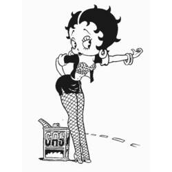 Malvorlage: Betty Boop (Karikaturen) #25979 - Kostenlose Malvorlagen zum Ausdrucken