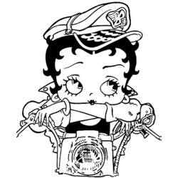 Malvorlage: Betty Boop (Karikaturen) #25983 - Kostenlose Malvorlagen zum Ausdrucken