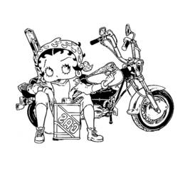 Malvorlage: Betty Boop (Karikaturen) #25985 - Kostenlose Malvorlagen zum Ausdrucken
