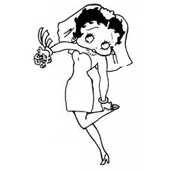 Malvorlage: Betty Boop (Karikaturen) #25992 - Kostenlose Malvorlagen zum Ausdrucken