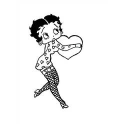 Malvorlage: Betty Boop (Karikaturen) #25995 - Kostenlose Malvorlagen zum Ausdrucken