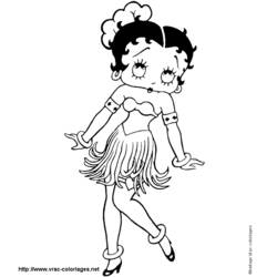 Malvorlage: Betty Boop (Karikaturen) #26006 - Kostenlose Malvorlagen zum Ausdrucken