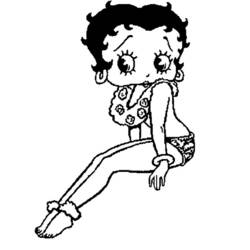 Malvorlage: Betty Boop (Karikaturen) #26027 - Kostenlose Malvorlagen zum Ausdrucken