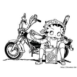 Malvorlage: Betty Boop (Karikaturen) #26028 - Kostenlose Malvorlagen zum Ausdrucken