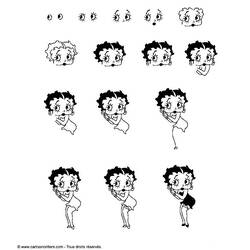 Malvorlage: Betty Boop (Karikaturen) #26032 - Kostenlose Malvorlagen zum Ausdrucken