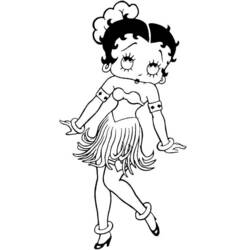 Malvorlage: Betty Boop (Karikaturen) #26034 - Kostenlose Malvorlagen zum Ausdrucken