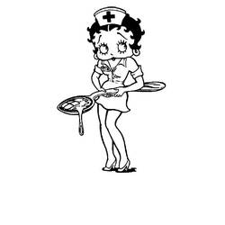 Malvorlage: Betty Boop (Karikaturen) #26037 - Kostenlose Malvorlagen zum Ausdrucken