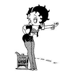 Malvorlage: Betty Boop (Karikaturen) #26038 - Kostenlose Malvorlagen zum Ausdrucken